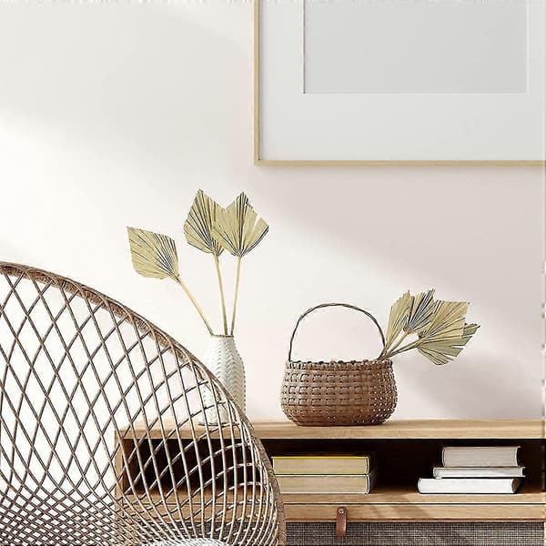 10 stk. Boho Tørrede Palmeflader Naturlige Tørrede Palmeblade Tørrede Palmefladeblade Palmeflade Le