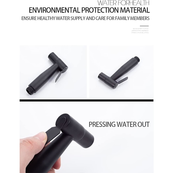 Elegant Handhållen Bidéspruta: Rostfritt Stålkonstruktion Med Läckagesäker Design, Idealisk För Personlig Hygien Och Sprutning Av Tygblöjor