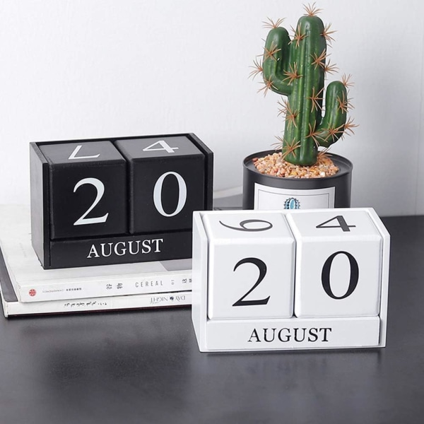 Treblokker Kalender - Evigvarende Blokk Måned Datovisning