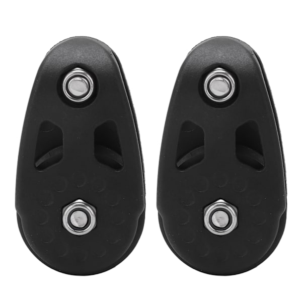2 stk Kajak Trækhjul Heavy Duty Nylon Robust UV-Resistent Marine Trækhjul Blok Skive til Skib Yacht Kano