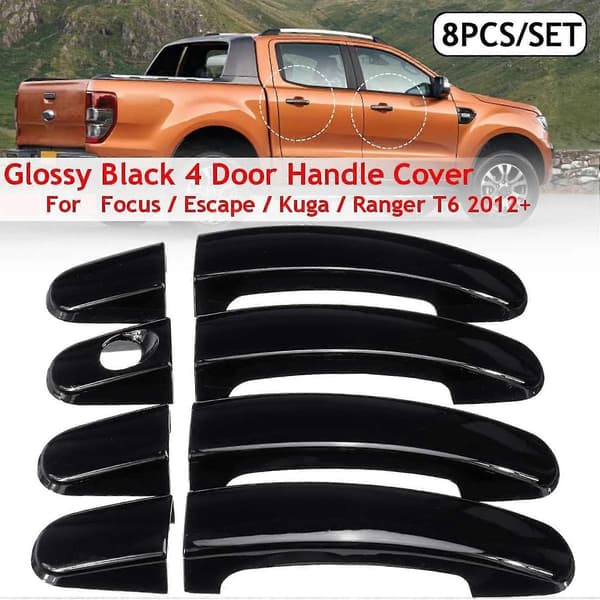 1 sæt Bil 4 Dørgreb Dæksler til Focus Escape Kuga T6 Mk2 Px2 2012-2018
