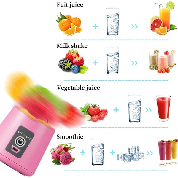 Återuppladdningsbar hushållsliten virvelvind juicepress elektrisk juicepress kopp juicekopp