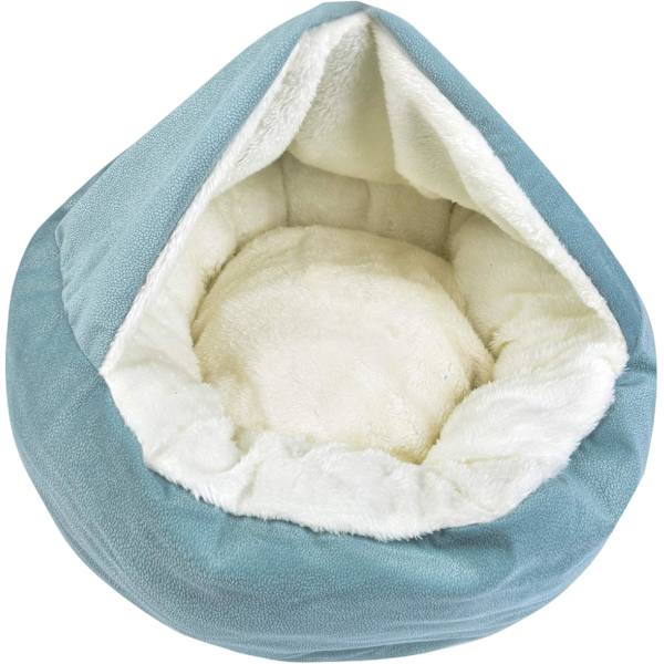 Kissankokoinen mukava pyöreä koiranpeti Pehmeä lemmikkieläimen peti XZ025 (48 * 20, Sinivihreä)