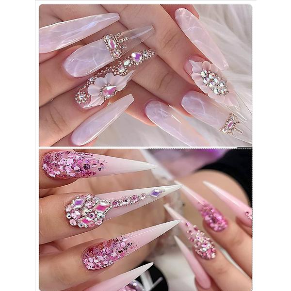 Negler Krystaller Rhinestones, Nail Art Rhinestones, for Nail Art DIY Crafts