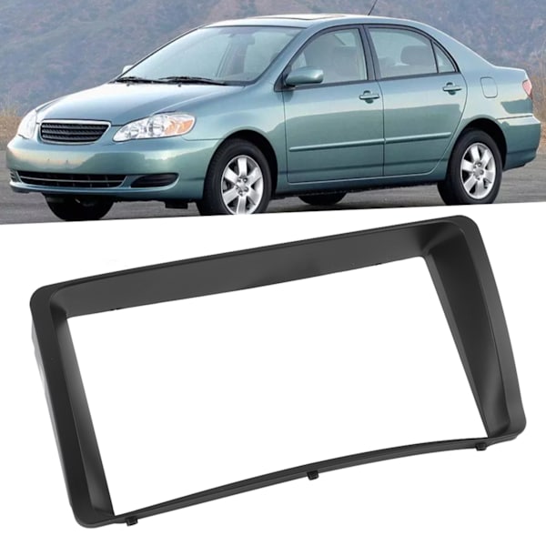 2Din 7 tommers navigasjonsramme DVD stereo radiospiller panel trim passer for Corolla 03‑06