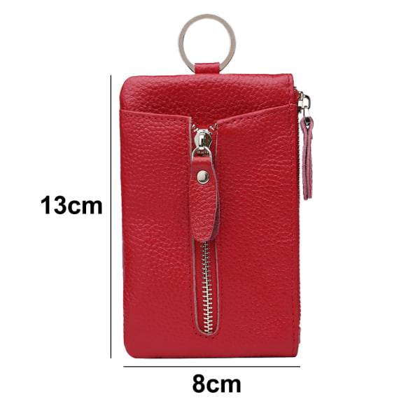 Bus card holder - red