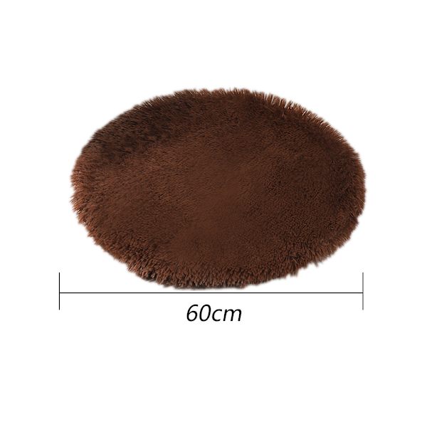 Hundeseng blød og varm måtte hundepude vaskbar Deep coffee