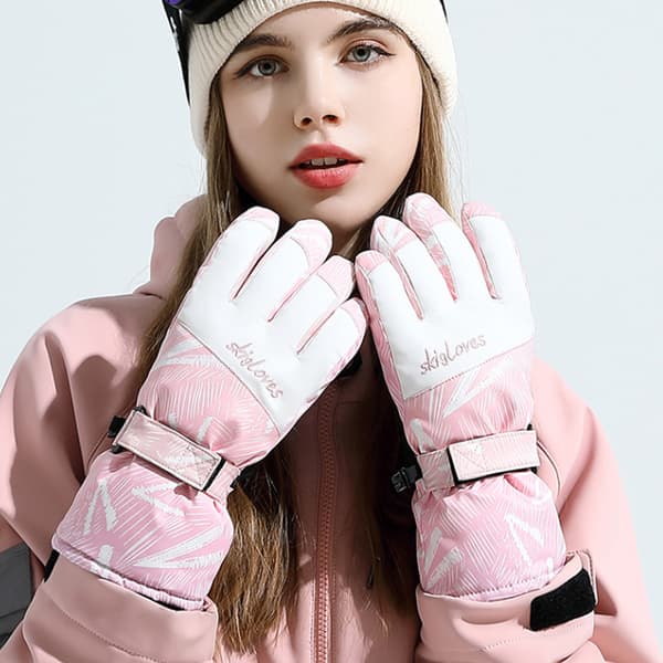 Ski Sne Handsker Vinter Varme Vandtætte Touchscreen Mænd Kvinder Style 2