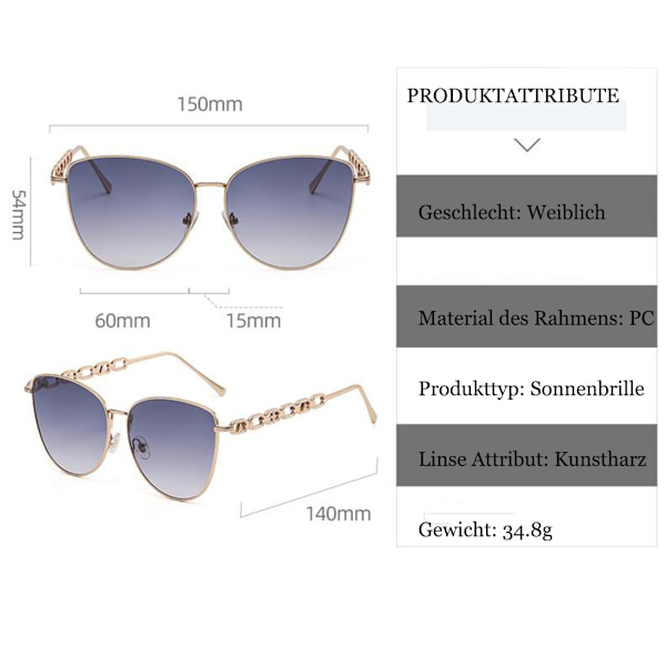 Spejl Solbriller UV400 Briller Aviator Solbriller Retro Briller