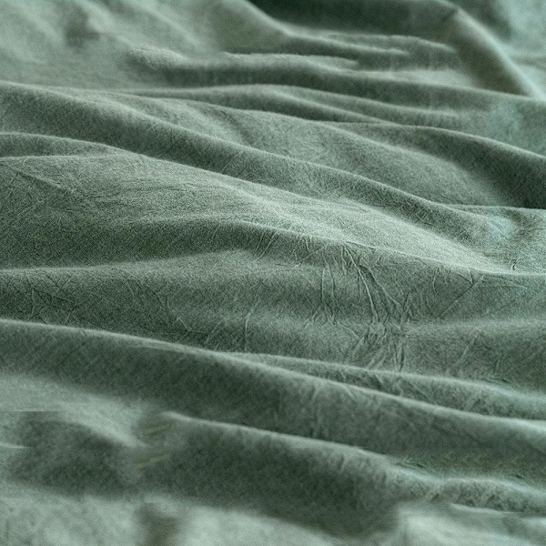 Putevar 50×50 cm Sett med 2 - Fløyelsputevar, Pustende Linputevar, Glidelås Putenvar