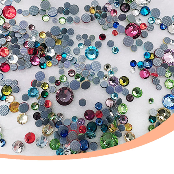 Crystal Nail Art , Flatback Ingen Hotfix Strass mixed color