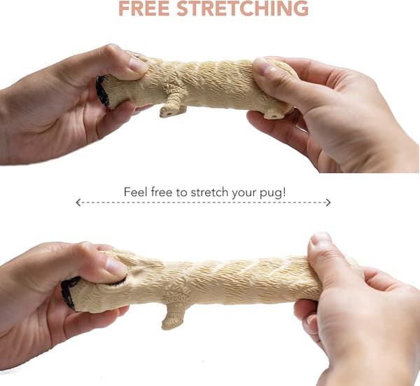 Squishy Hundeleke Gaver - Stress Squishies Mops Sensoriske Leker Sakte Ri