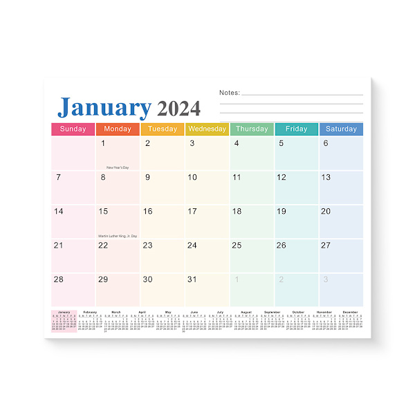 ZEEYUAN Fotokalender 2024-2025 Bordkalender til egne fotos 10x15 til indstikning Kalender til at designe selv