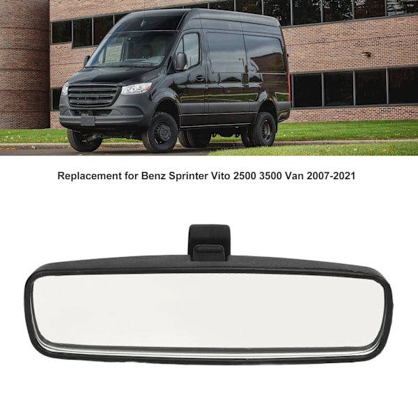 Innerbackspegel 9018100017 Inre Backspegelglas Ersättning för Benz Sprinter Vito 2500 3500 Van 2007‑2021