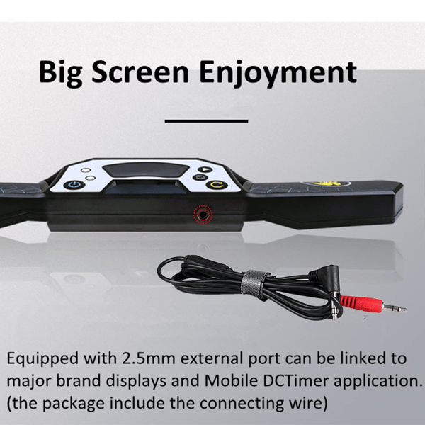 Sensitive Touch Timer, Big Screen Speed Race Timer til bred anvendelse i konkurrencer og træningssessioner (275*75*30mm)