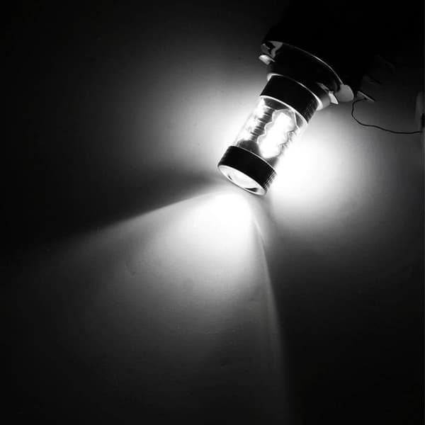 Stykke 80W H15 LED-lys, hvite billys, LED-kjørelys, erstatningslamper