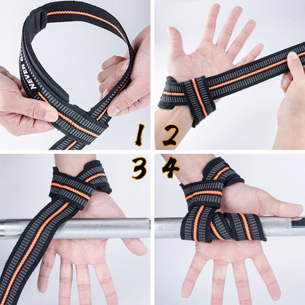 Hård Træk Wrist Lifting Straps Grips Bånd-Deadlift Straps med