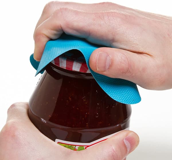 Gummi Krukkeåbner, Sæt med 3 Griberpuder til Svage Hænder, Stilfuldt Design & Solid Funktionalitet