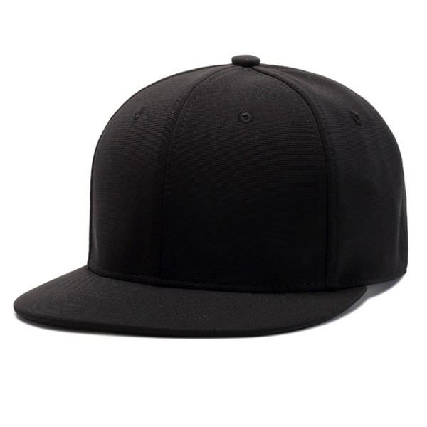 Sort sommerhat med åndbar enkel design - Solid flad skygge - Solskærm