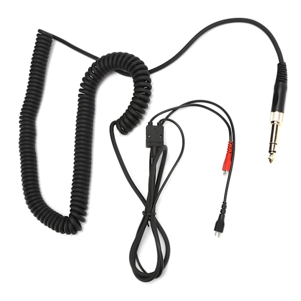 Hovedetelefon Spiralkabel med Adapter til Sennheiser HD25/HD560/HD540/HD430/HD250