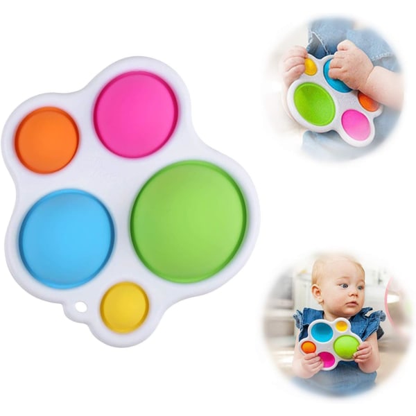 Baby Simple Dimple Sensory Toy, tidig barndomsutbildning Vuxen