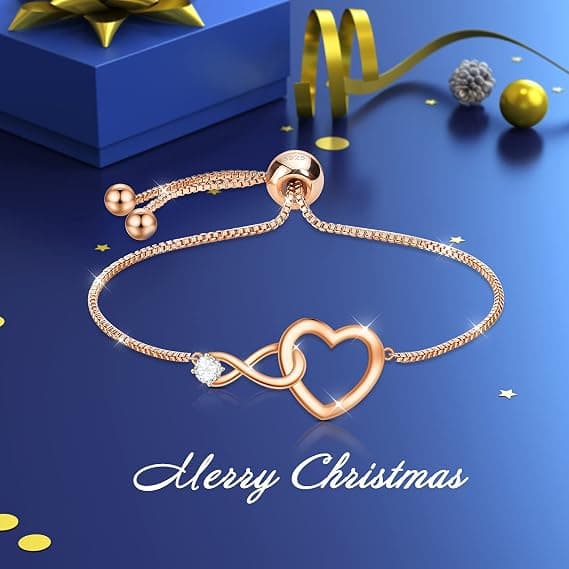 Gull Sølv Dame Infinity Armbånd Dame Armbånd 925 Sølv