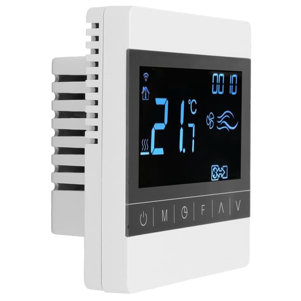 AC220V Touch Screen Termostat Vattenburen Golvvärme Temperaturkontrollpanel