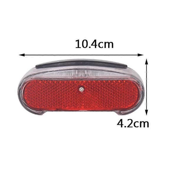 6v-48v E-sykkel Baklys Elektrisk Sykkel Baklys E-Scooter Natt Sikkerhet Led Advarsel Baklys
