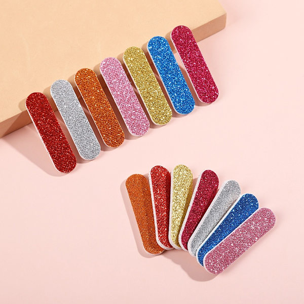 100-pack mini nagelfilar engångs nagelfilar smärgelbrädor manikyrverktyg för present