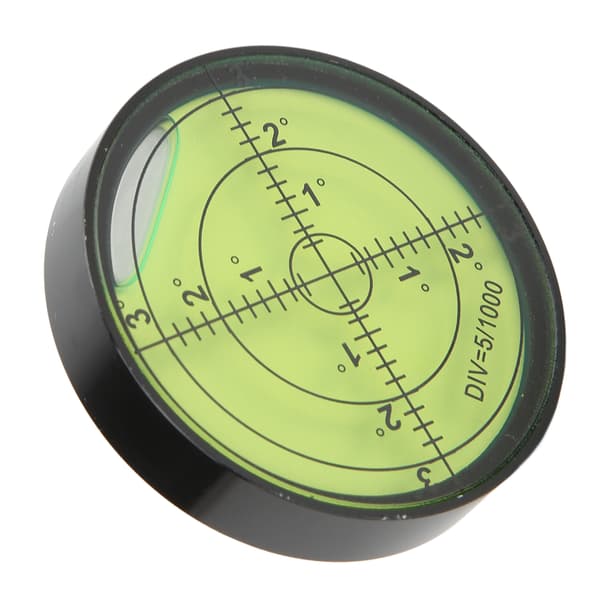 60x12mm Högprecisionsvattenpass Stöttålig Hållbar Metall Cirkulär Libell