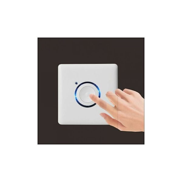 Expanderbar parning, trådlös räckvidd utomhus LED Touch Delay Timer Switch för lager trappor med 16A effekt och AC110 220V spänning