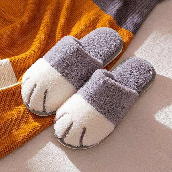 Søde Memory Foam Mænds Tøfler Bløde Varme Slip, Anti-Skridsikker Gummi