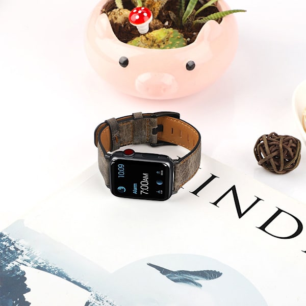 Kompatibel med Apple Watch Band 38-40mm /42-44mm, Ekte