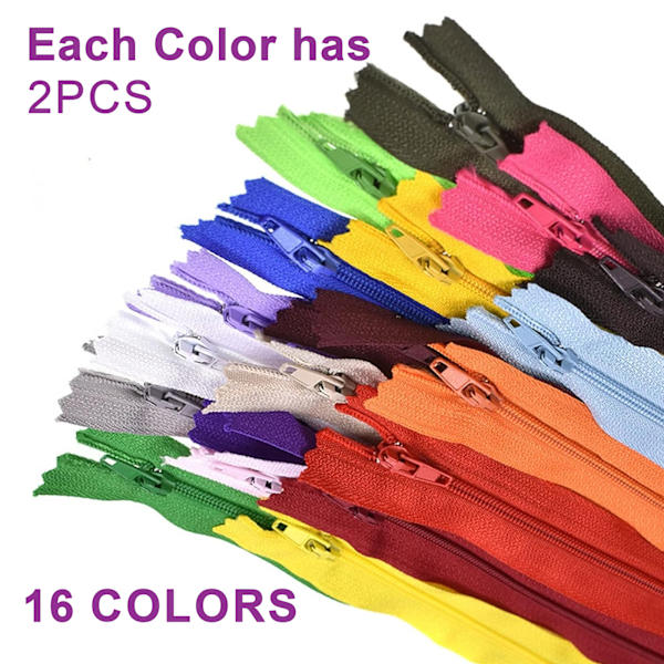 32PCS byxor dragkedja dragkedja