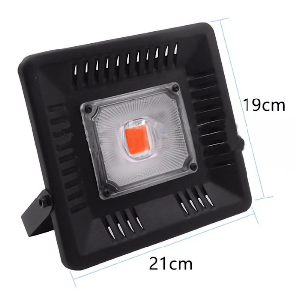Plantelampe COB fuldspektrum 50W, LED plantelys