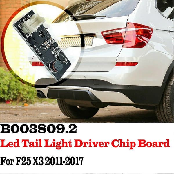 B003809.2 Vuosille 2011-2017 - F25 X3 LED-takavalon ohjaussirulevy
