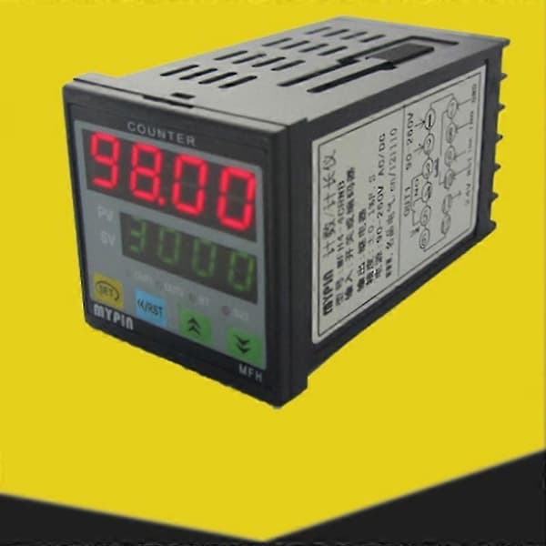 4 Digital Räknare Längdmätare Multifunktionell Intelligent 90-260v Ac/dc Förinställd Relä