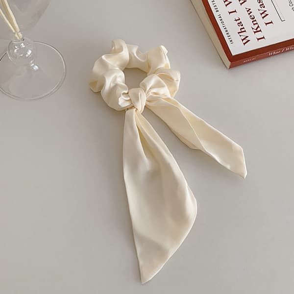 3-pack Damhalsduk Hårband Knuten Rosett Hårband Elastisk Satin