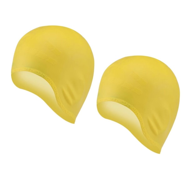 Unisex cap för kort och långt hår Silikonbadmössor