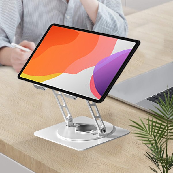 Tablet-stativ, justerbar og foldbar, 360° rotation