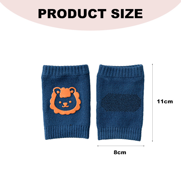 2 par babystrumpor skyddar armbågsskydd småbarn krypande knä