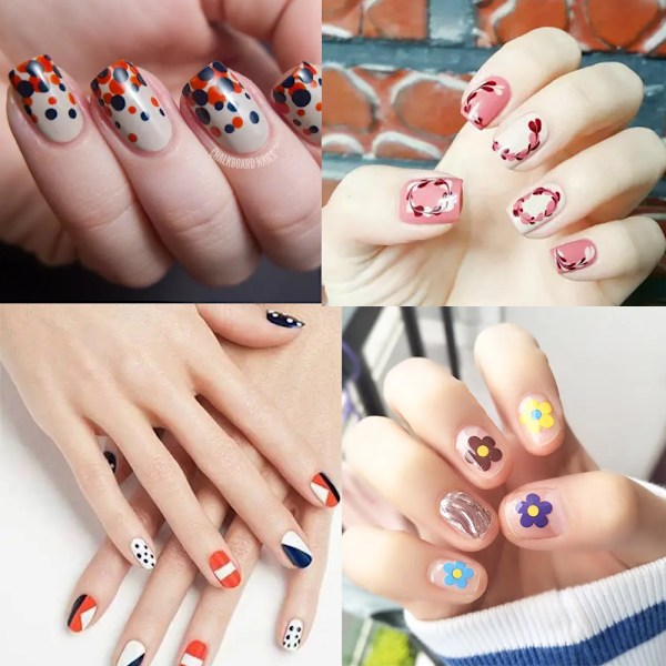 Nageldesign Folie Dekorationer Vår Sommar Sliders Nageltillbehör Nagel DekalerTransfer Dekaler