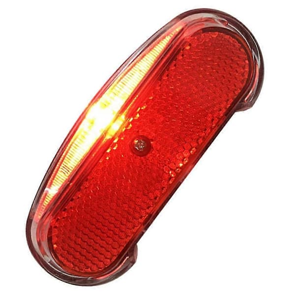 6v-48v E-sykkel Baklys Elektrisk Sykkel Baklys E-Scooter Natt Sikkerhet Led Advarsel Baklys