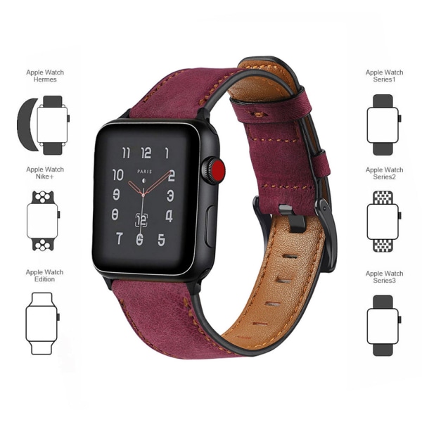 Yhteensopiva Apple Watch -rannekkeen kanssa 38-40 mm / 42-44 mm, Aito