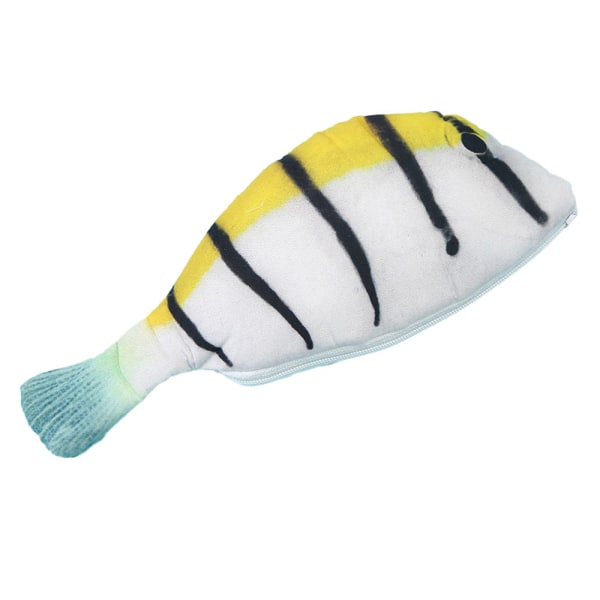 1st Simulerad Fish Pen Bag Personlig Rolig Pappersväska Storlek 21 * 6,5 cm