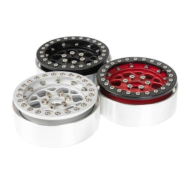 4 stk. 2,2 tommer Bead Wheel Hub Fælg til 1/10 Rc Crawler Bil Axial Scx10 Wraith Rr10
