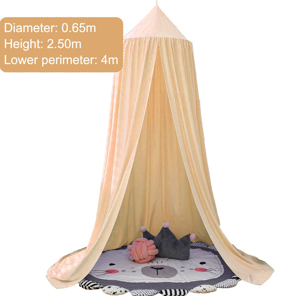 Senghimmel for jenter, myk prinsessehimmel for jenters seng