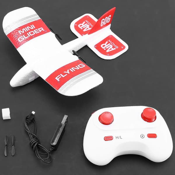 Kf606 2.4ghz RC Flyveflyvemaskine Epp Skumglider Legetøjsfly 15 Minutters Flyvetid Rtf Fo