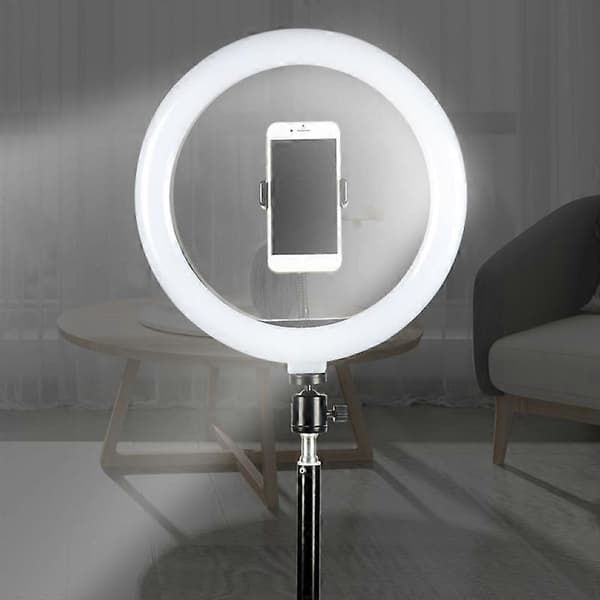 26 cm kamera telefon fotografering LED ringlys USB fyldlampe til selfie makeup