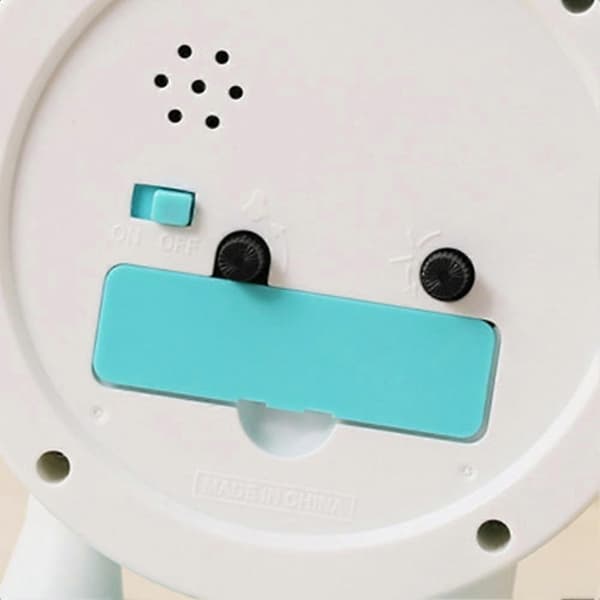 Väckarklocka för sovrum, cool robot med rörliga armleder, tecknad dekoration, presenter till barn, baksida T